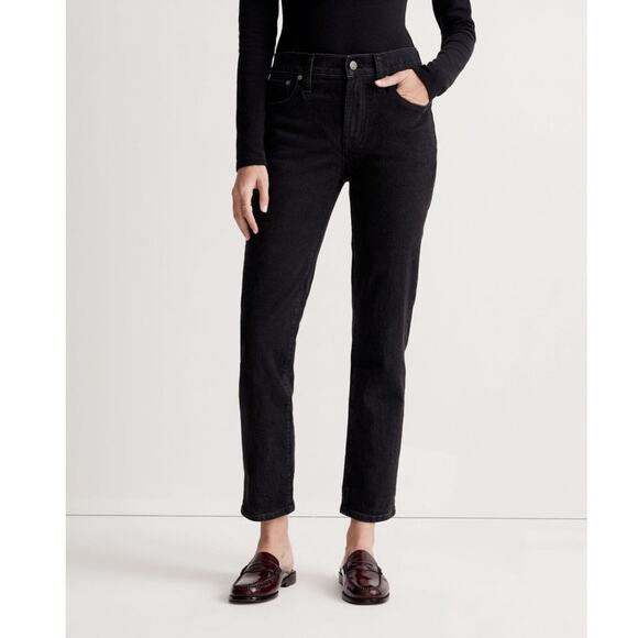 NWOT Madewell The MId-Rise Perfect Vintage Jeans in Clean Black Wash Size 25 - Picture 16 of 16
